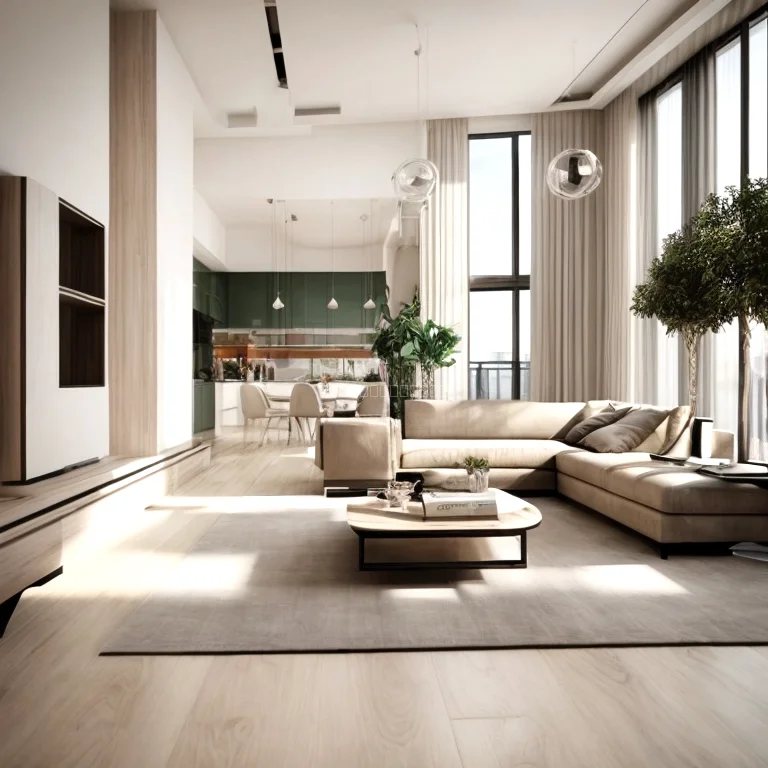 Interior view of a luxury apartment at Blackmore Drive