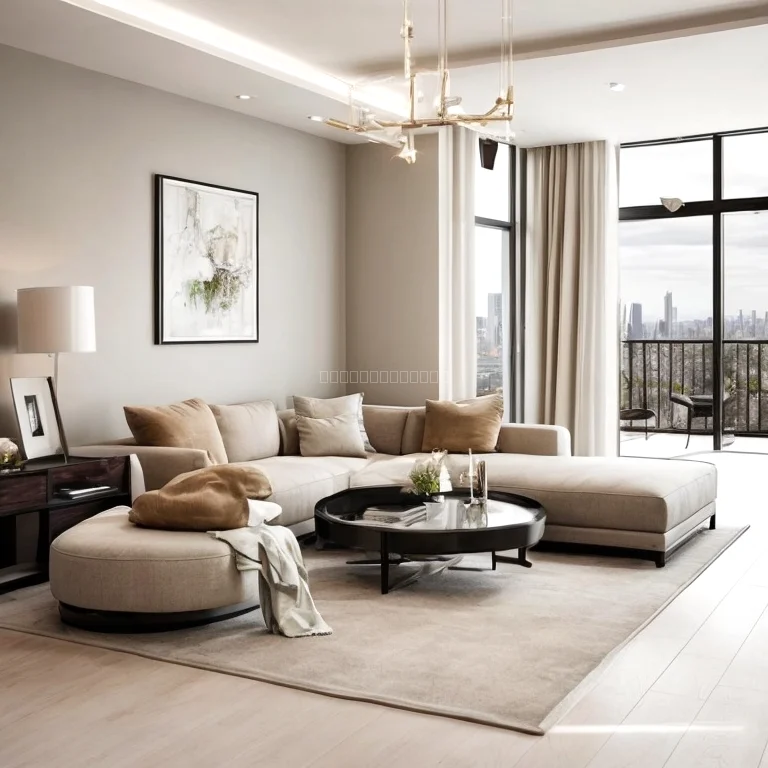 Skyline view of luxury residential buildings in Singapore